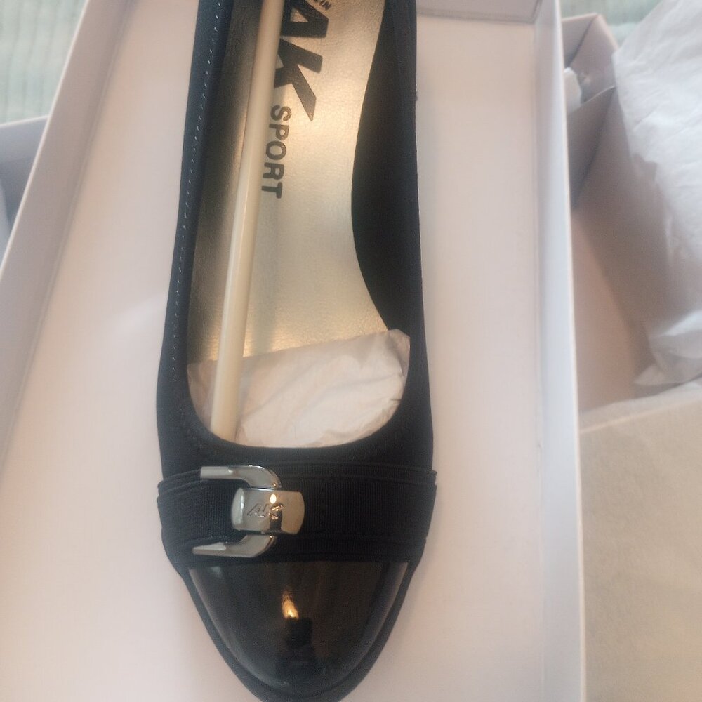 NWT AK Sport wedge heel shoe